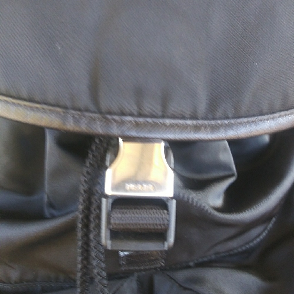 Prada tresslor backpack